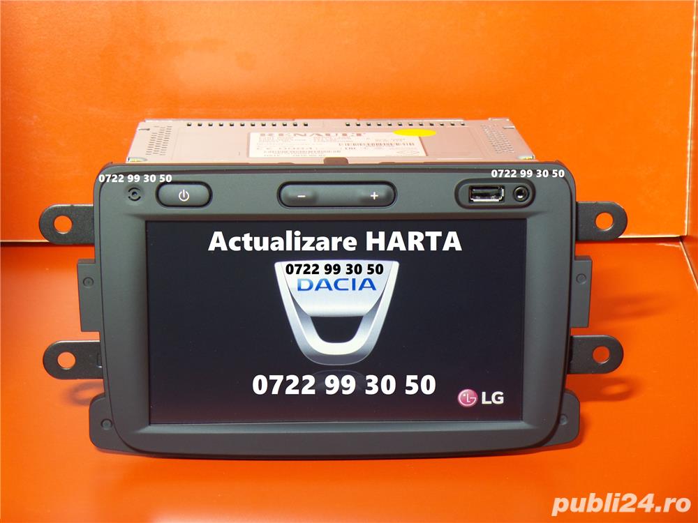 DACIA Navigatie Media Display Media Nav Harti Map Update Version 1.  Logan Sandero Duste