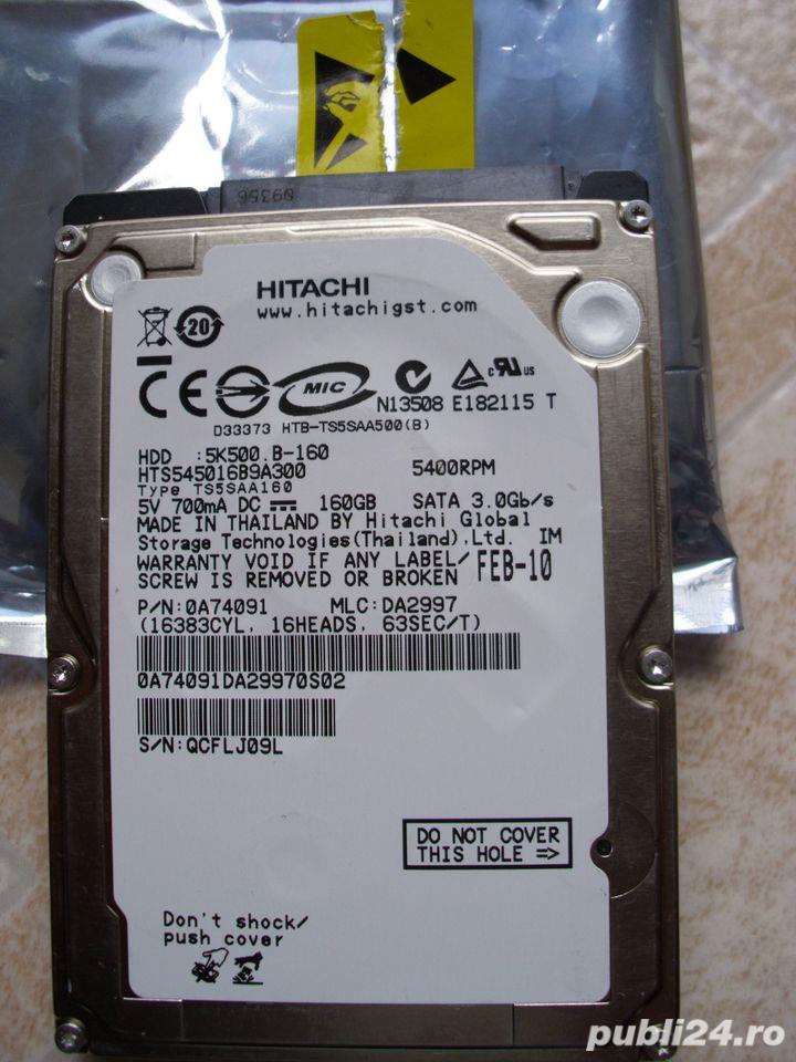  HDD Laptop HITACHI Travelstar 5K500.B 160 GB, 5400 RPM,2.5", testat, perfect