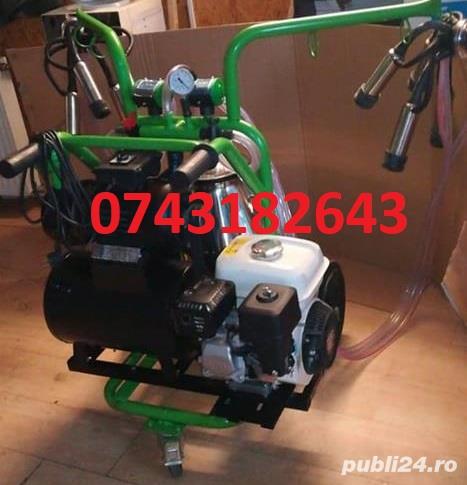 Aparate de muls vaci cu motor Honda sau Termic Mulgatoare pe benzina pentru vaci , capre si oi