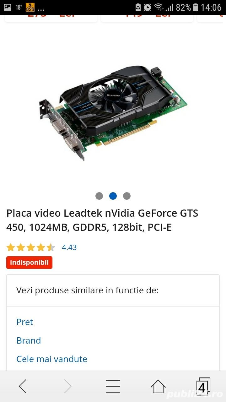 Sistem Racire*Leadtek Winfast GTS 450 1GB/512MB.