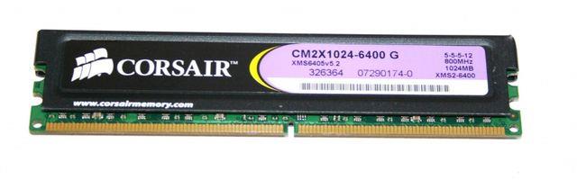 Kit memorie PC Corsair cu radiator 2Gb DDR2 (2 Buc x 1 Gb) 800 Mhz Pc2-6400 L237