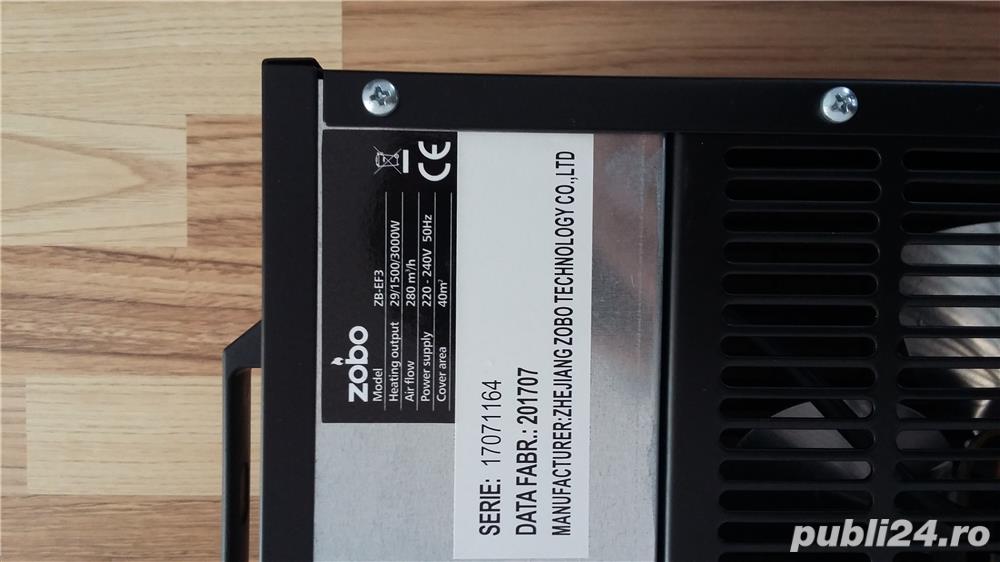 Aeroterma electrica industriala