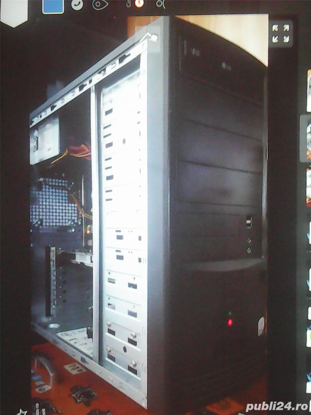 Sistem PC Intel Quad Core 4x2,83Ghz, 8GB DDR2, hdd 160+500Gb, 1Gb video, DVDRW+Monitor L242
