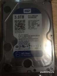 Hard-disk WD 3 TB-Purple NOU-sigilat Sata3 64MB 100% health L166