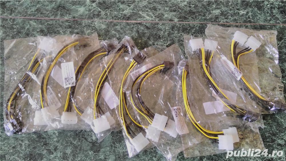 Cablu Adaptor placa video Molex la PCIE 6pini sau 8pini