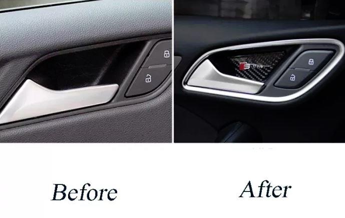 Desing interior usi Audi A6 Carbon Promotie