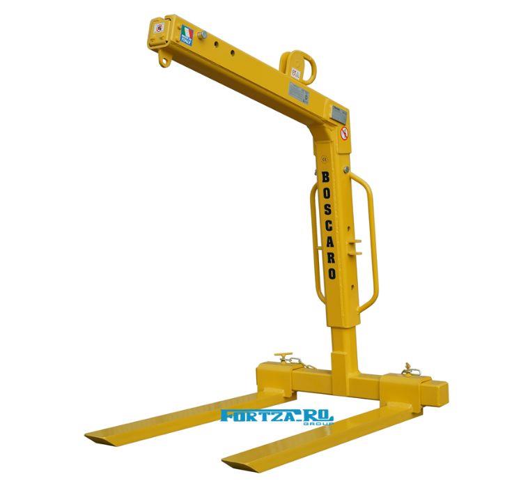 Furca reglabila pe inaltime cu echilibrare automata