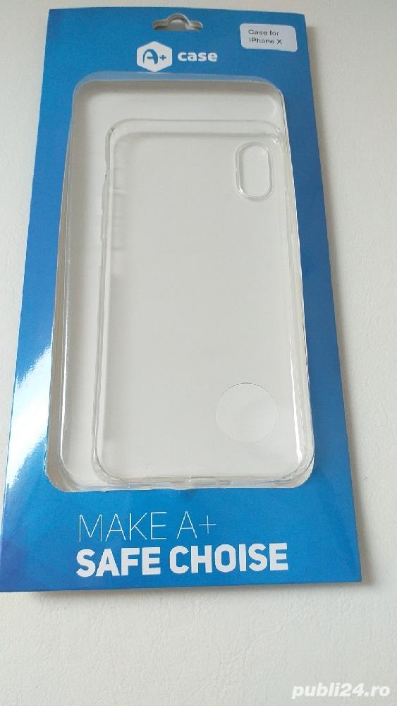 Vand Husa protectie  Transparent pentru iPhone X,nou nouta.