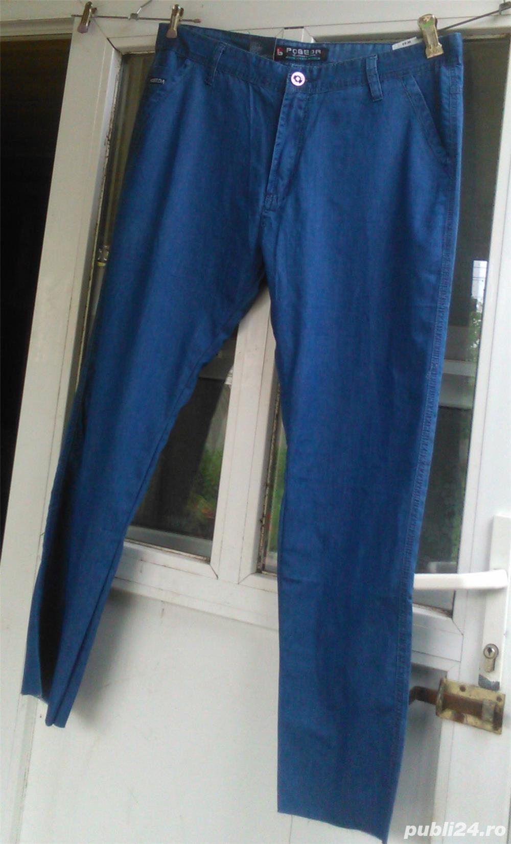 PRODUS NOU, CU ETICHETĂ, Blugi bărba i Pobeda bleou, produs nou cu etichetă