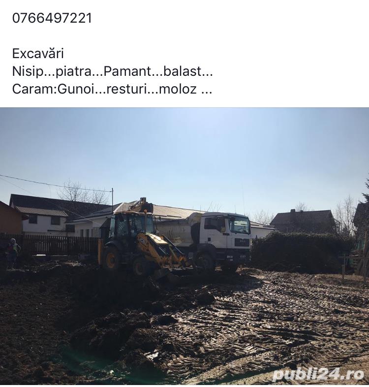 Închiriez buldoexcavator cu picon 