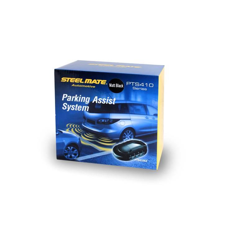 Pachet senzori de parcare pentru bara metalica spate STEELMATE fara display, 4° inclinatie