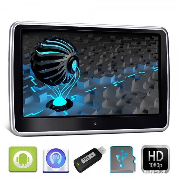 Monitor tetiera cu android 10" usb sd 1080p touchscreen internet wifi 