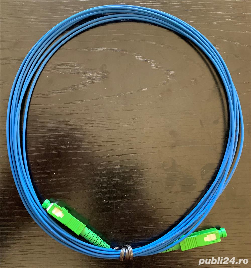 Patchcord G657A2 loosetube SM SX 1.6mm SCAPC/SCAPC Blue 3.5m