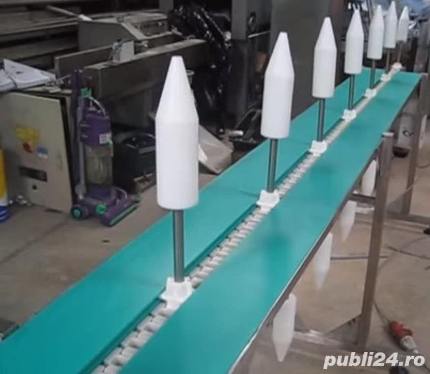 Linie semi automata pentru portionat si dezosat pui, curcani,gaini