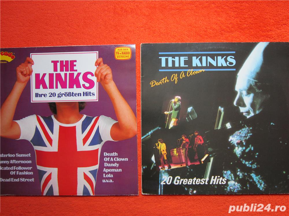 vinil The Kinks 2xLP (rock) ‎- Death Of A Clown - 20 Greatest Hits