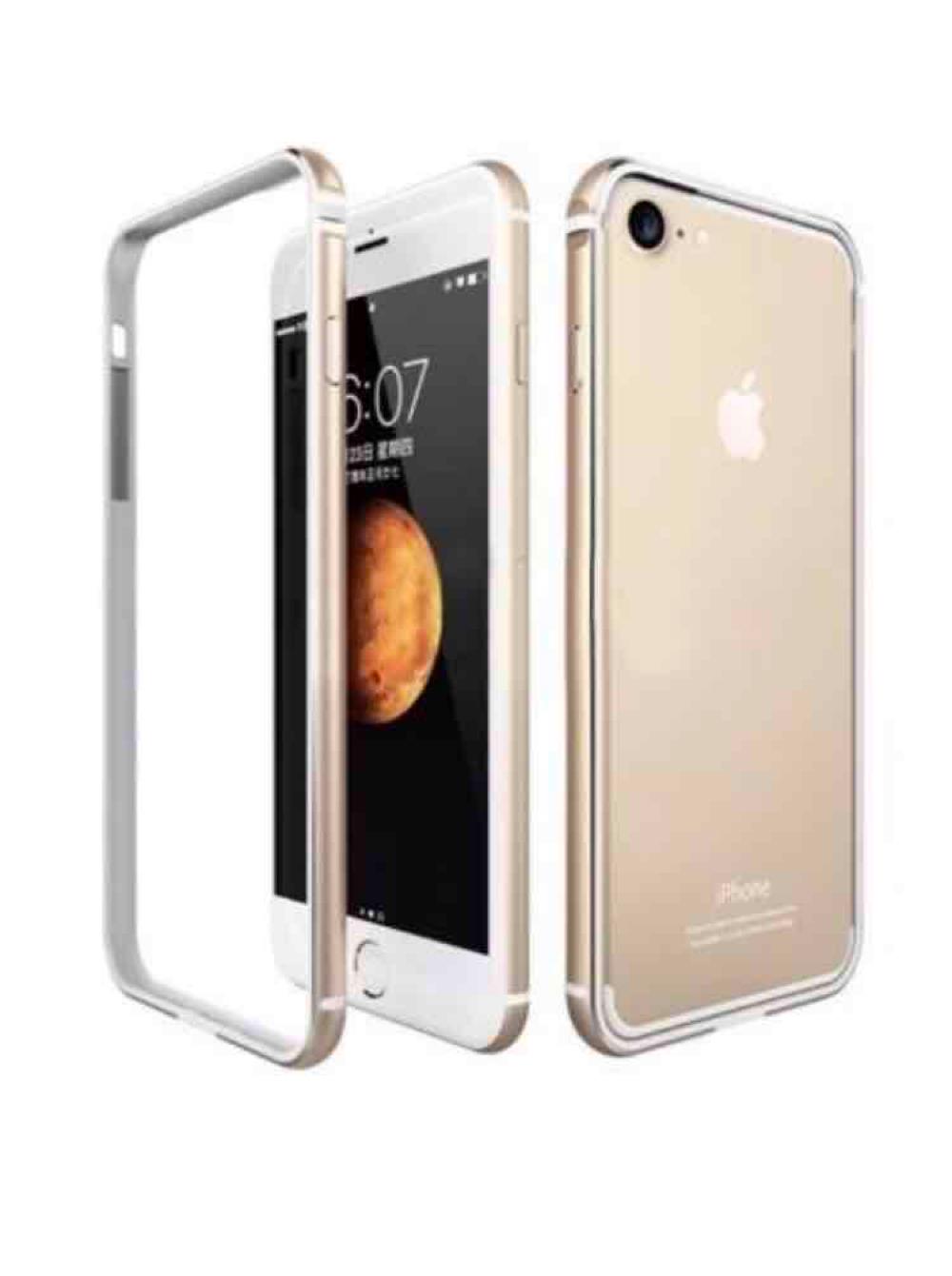 Vând Bumper aluminiu + cauciuc iPhone 6 6s 7 8 noi