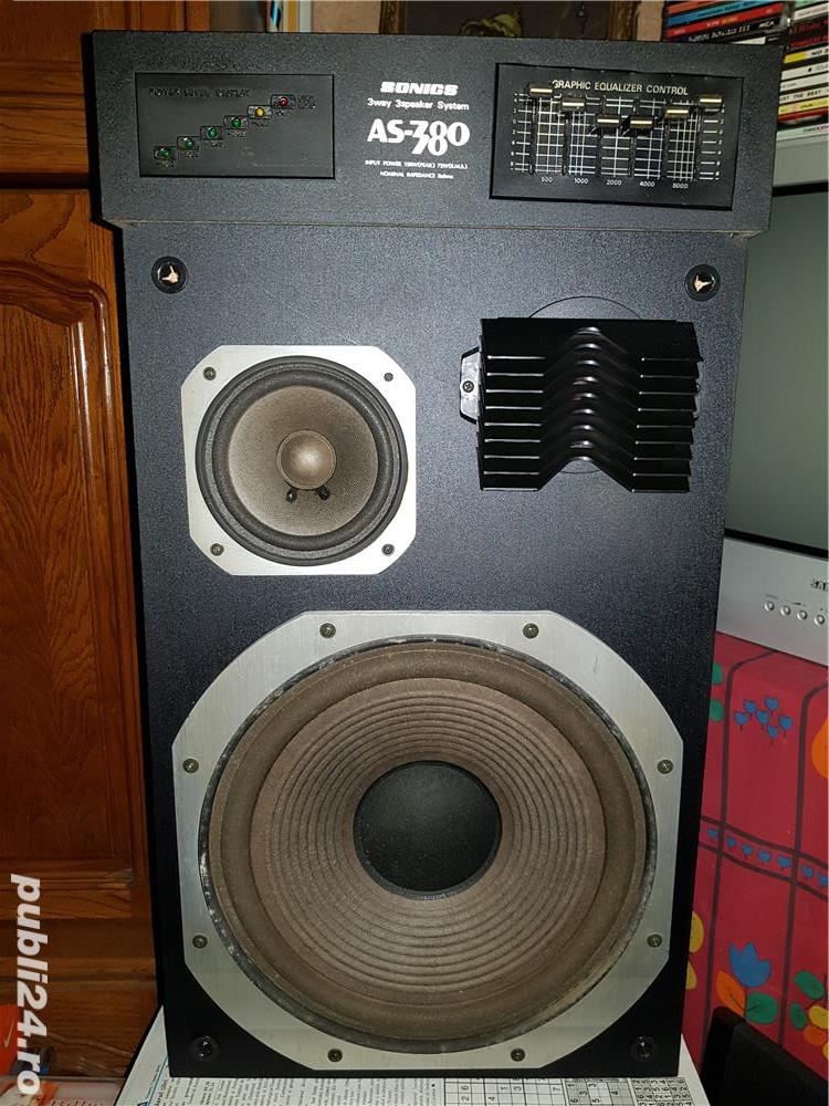 Boxe Vintage Ultra Rare! : Sonics AS-380 - 700 Ron Fix! Boxe Vintage Ultra Rare! : Sonics AS-380 - 700 Ron Fix!