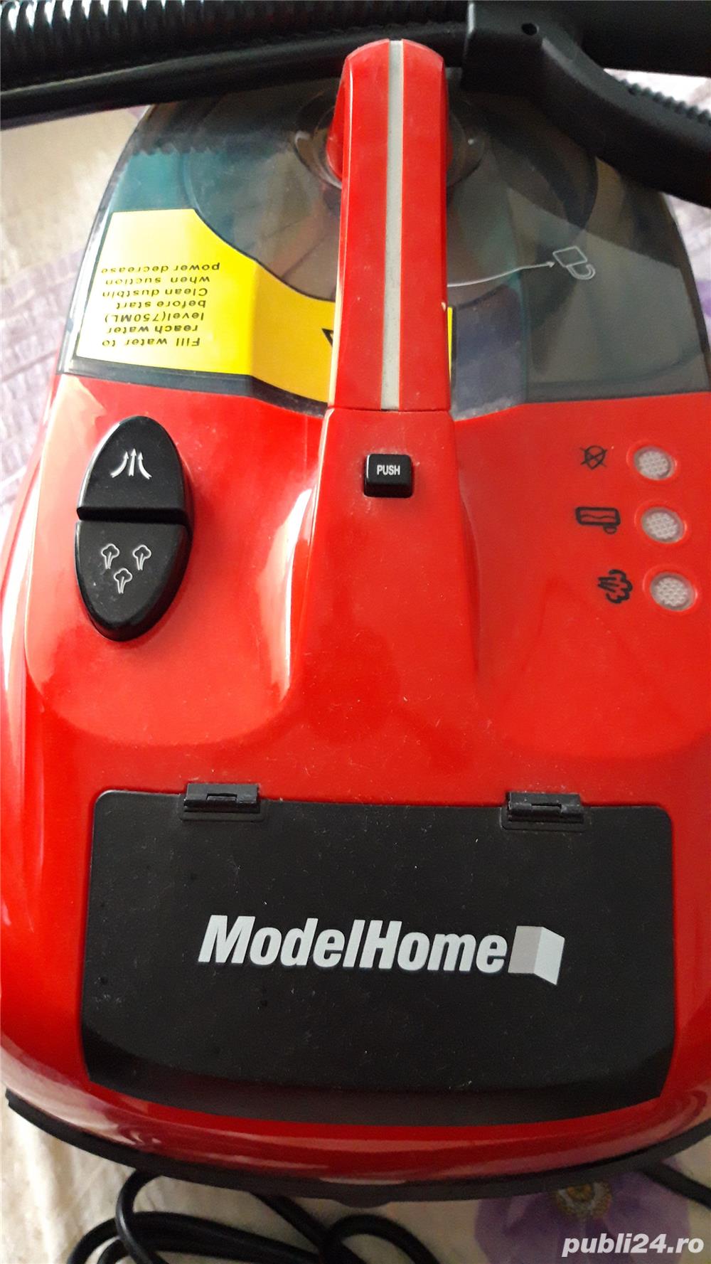 Aspirator turbo 3 in unul-aspira f.sac,genereaza abur supraincalzit si generator abur fier de calcat