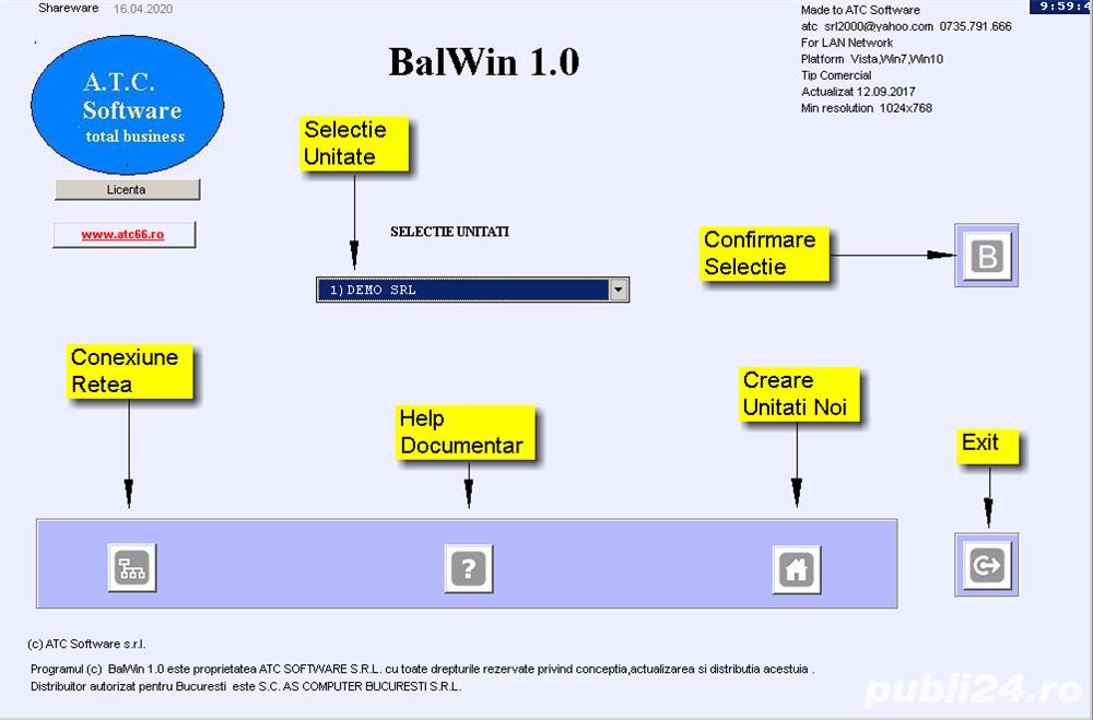 Program Balanta de Verificare BalWin (shareware)