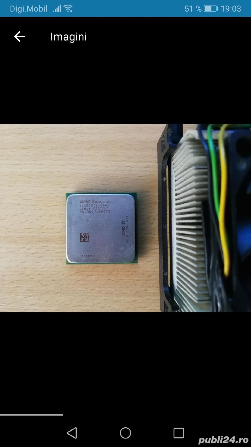 Vand Procesor si Cooler + Ventilator pentru socket AMD