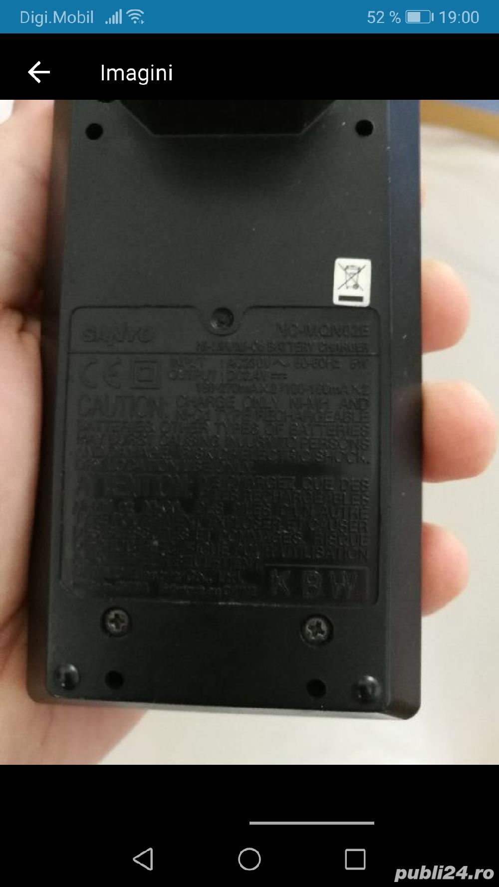 Vand incarcator pentru baterii SANYO