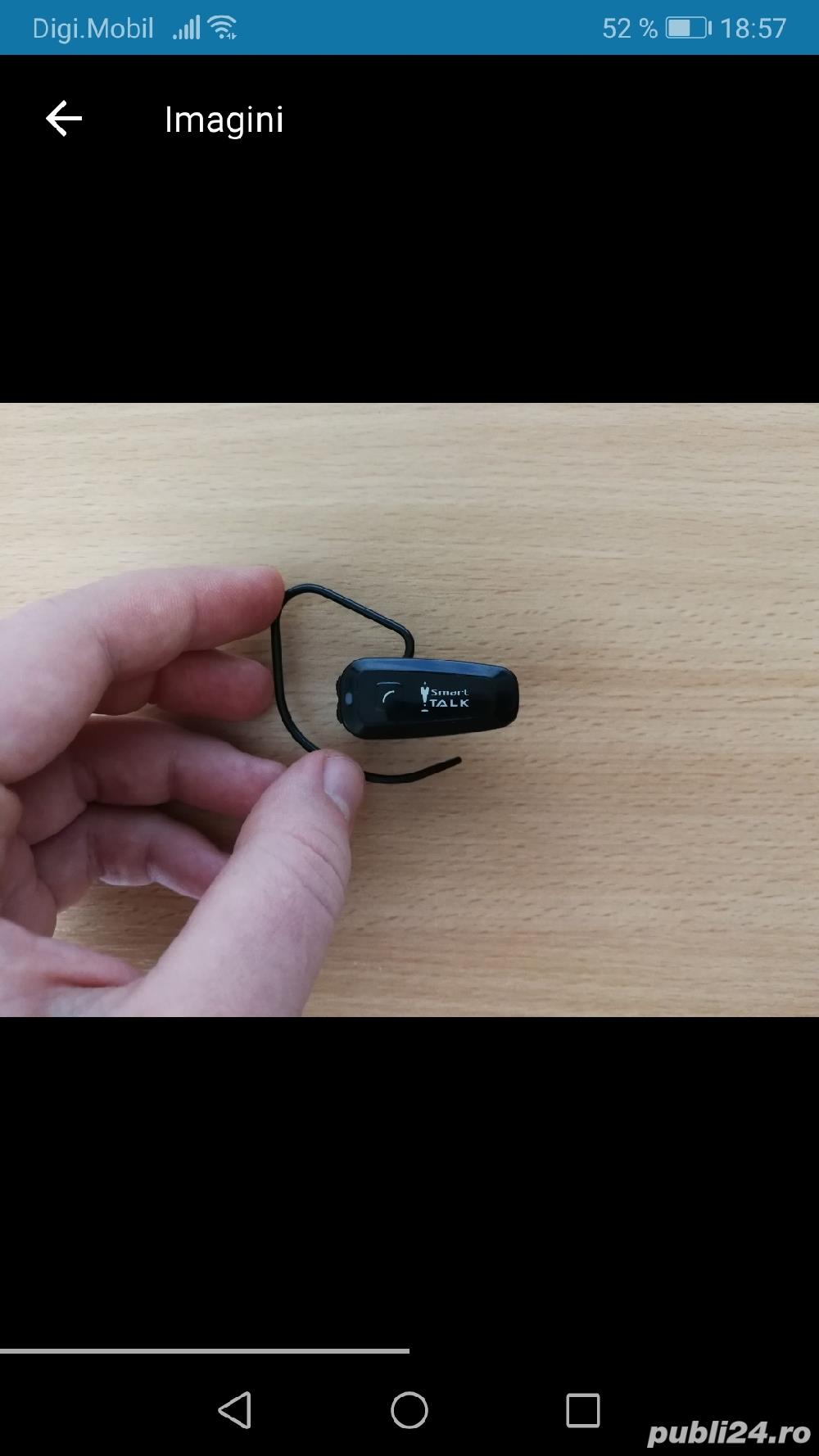 Vând cască Bluetooth smart talk