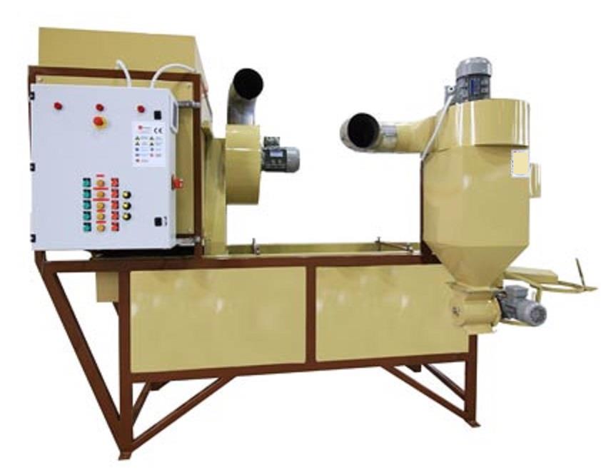 Linie compacta procesare nuci  4-500kg ora 