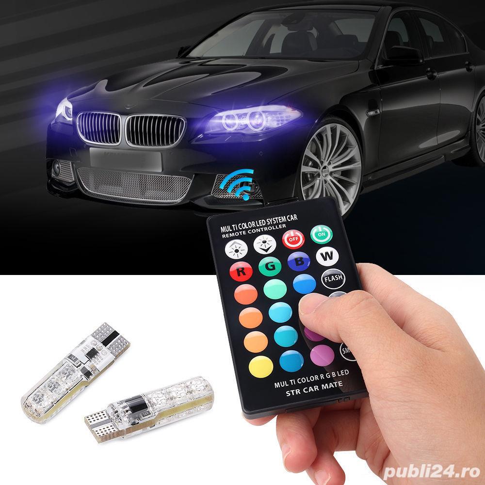 LED multicolor cu telecomanda