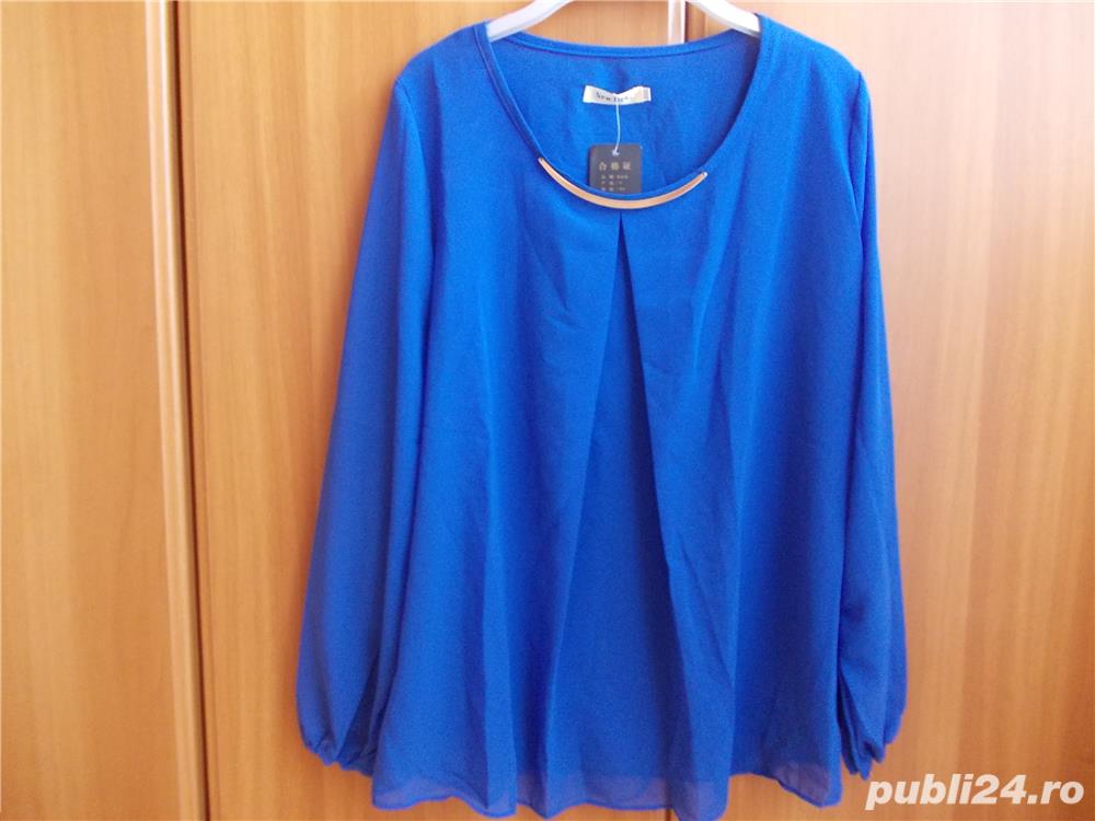 Bluza albastra eleganta