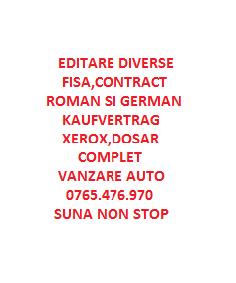ACTE AUTO non-stop pe Calea 13 Septembrie sector 5,contracte,obținere fiscal,înmatriculare la DRPCIV