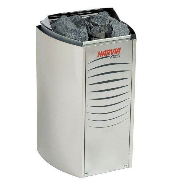 Soba sauna Harvia Vega BC80E Inox, 8kW, fara panou de comanda
