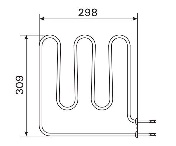 Rezistenta electrica Harvia 1500W pentru incalzitoare Harvia Vega