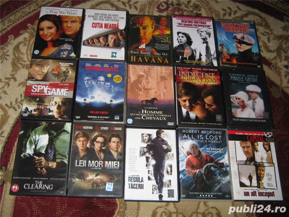 ROBERT REDFORD,18 DVD ORIGINALE,FILME DE OSCAR,IN ROMANA,COLECTIE DE LUX,INCEPUTURI PANA IN PREZENT ROBERT REDFORD,18 DVD ORIGINALE,FILME DE OSCAR,IN ROMANA,COLECTIE DE LUX,INCEPUTURI PANA IN PREZENT