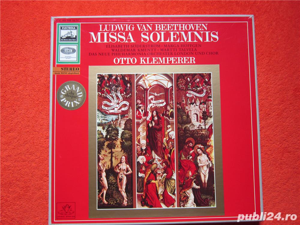 vinil Beethoven -Missa Solemnis - 2xLP -conductor Otto Klemperer