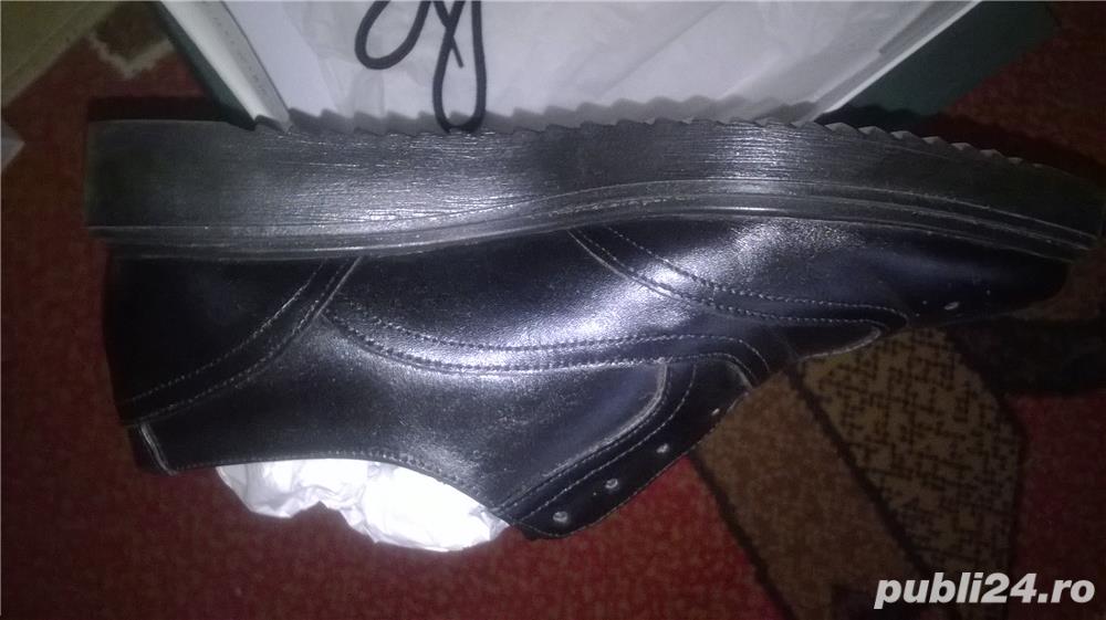 Vand pantofi de dama din piele naturala Oxford-black 