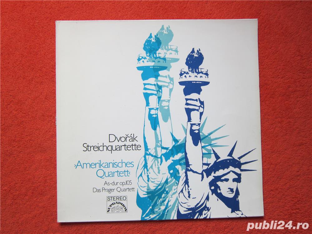 vinil Dvorak -Streichquartette-Amerikanisches Quartett-Prager Quartett