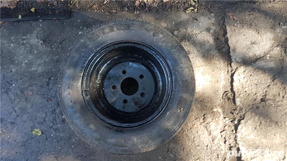 Vand rota rezerva slep platforma remorca cu cauciuc 195/55r10 toli195