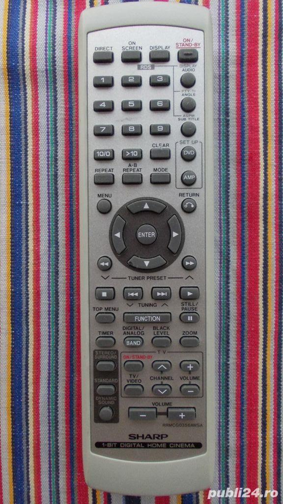 Telecomanda SHARP diverse modele pt.combina audio,sisteme audio Telecomanda SHARP diverse modele pt.combina audio,sisteme audio