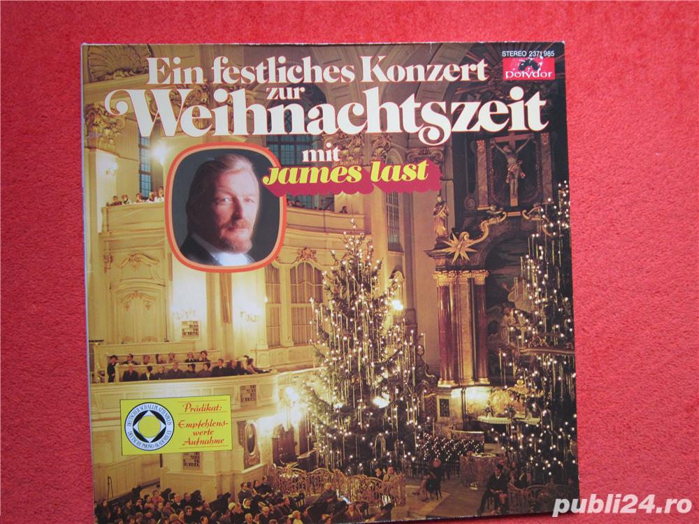 vinil Concert Festv Craciun -Orchestra James Last 1979 Germania
