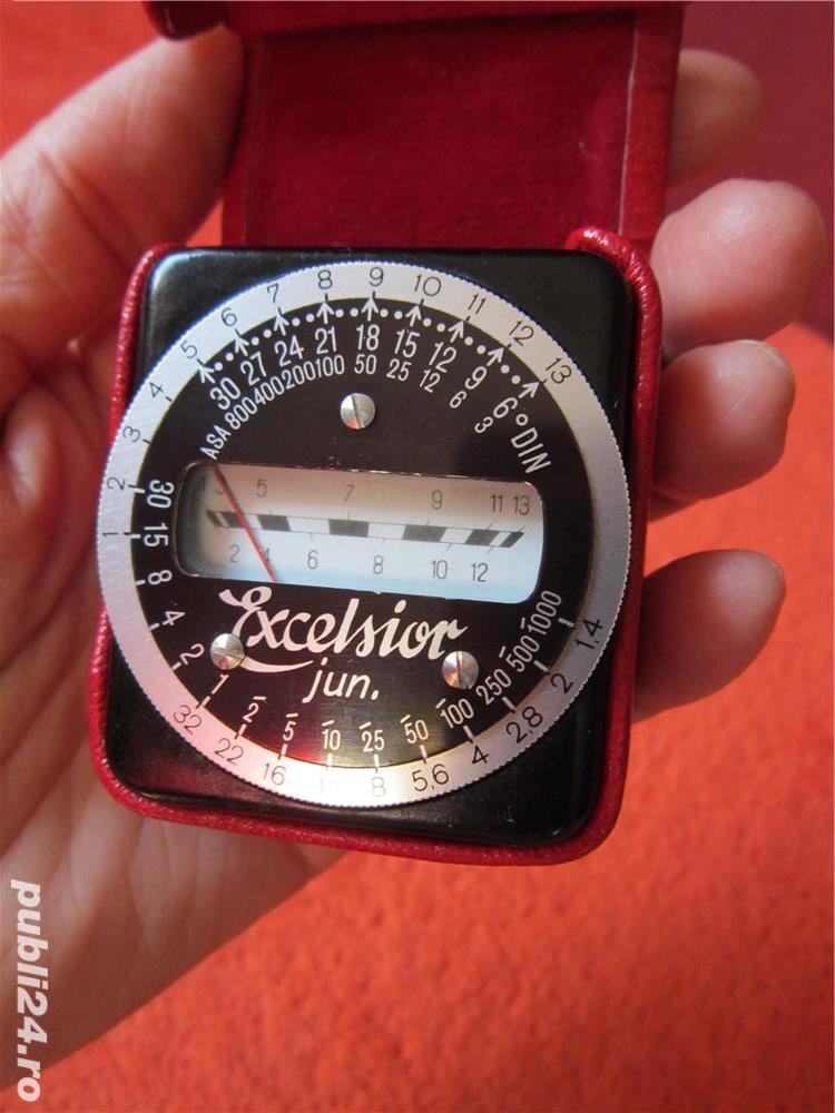 foto -vintage exposure meter,light meter-Excelsior Junior-made Germany'50s