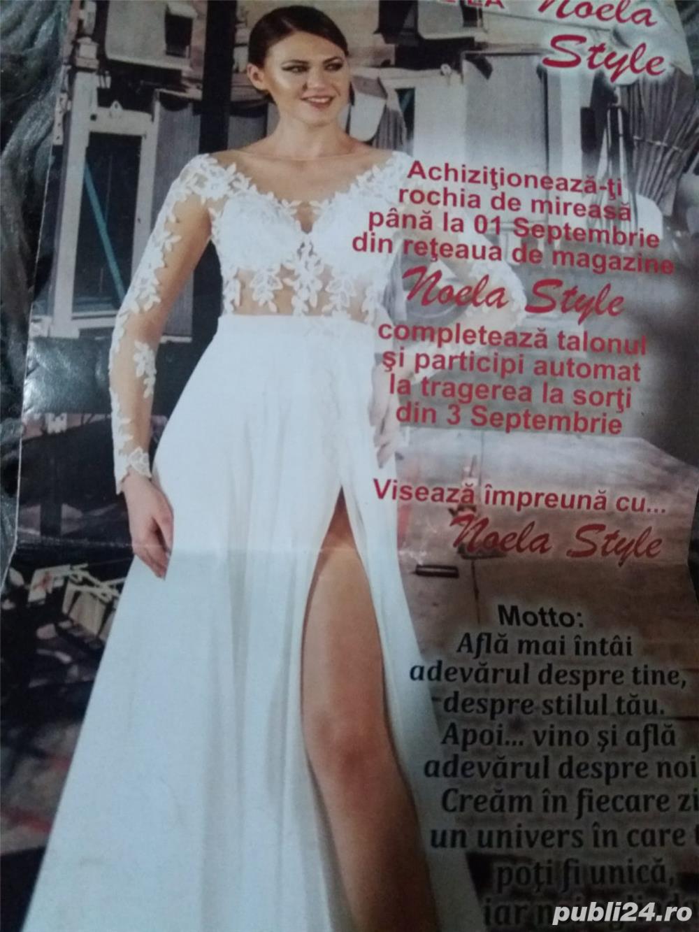 Rochie de mireasa si voal