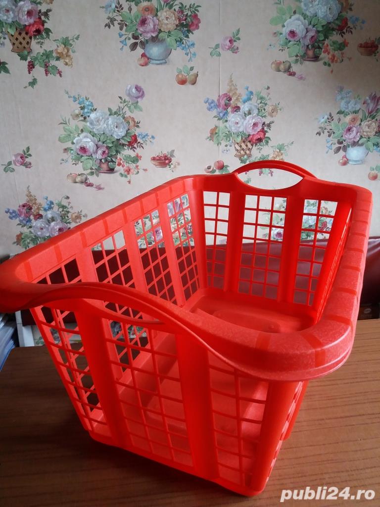 Cos NOU cu manere 45 l- 60x40x30 cm- plastic- Polonia