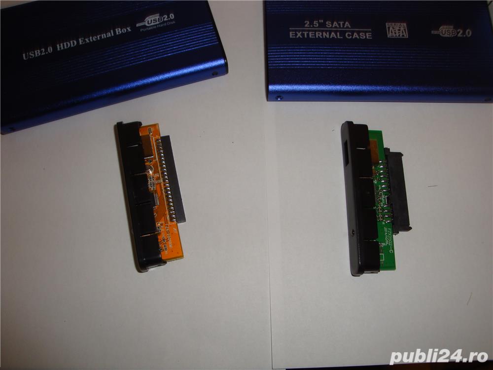 Hard disk HDD Rack external case 2.5" IDE si S-ata la USB