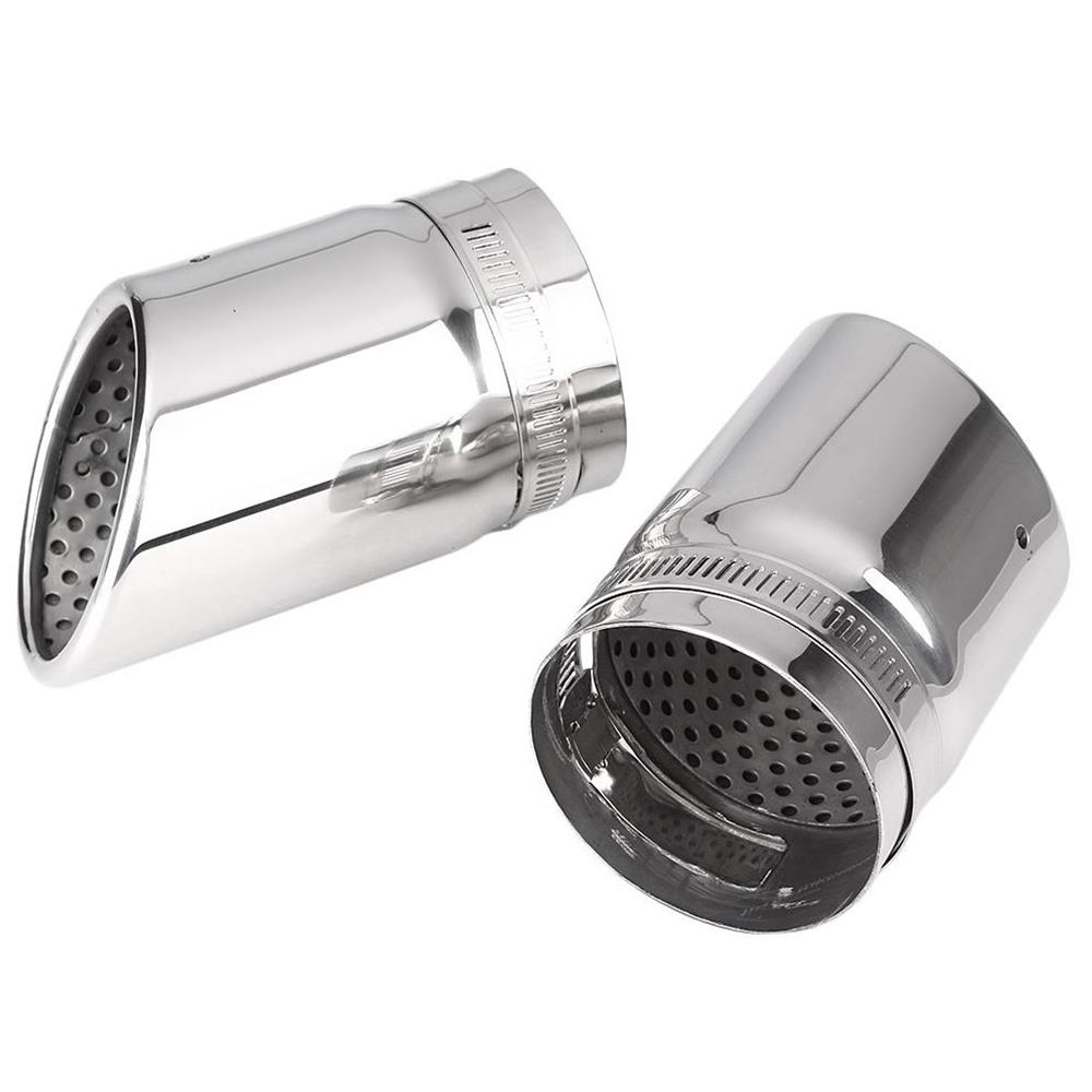 Ornamente toba esapament pentru VW Golf 7 (08.2012-), inox, argintiu, set 2 buc | Timisoara