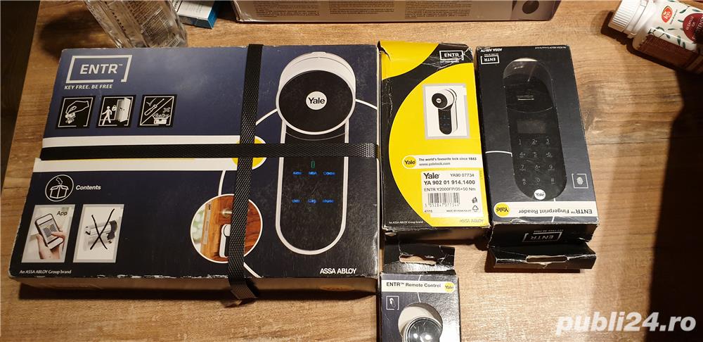 Butuc Usa cu Amprenta ,telecomanda si cod wireless