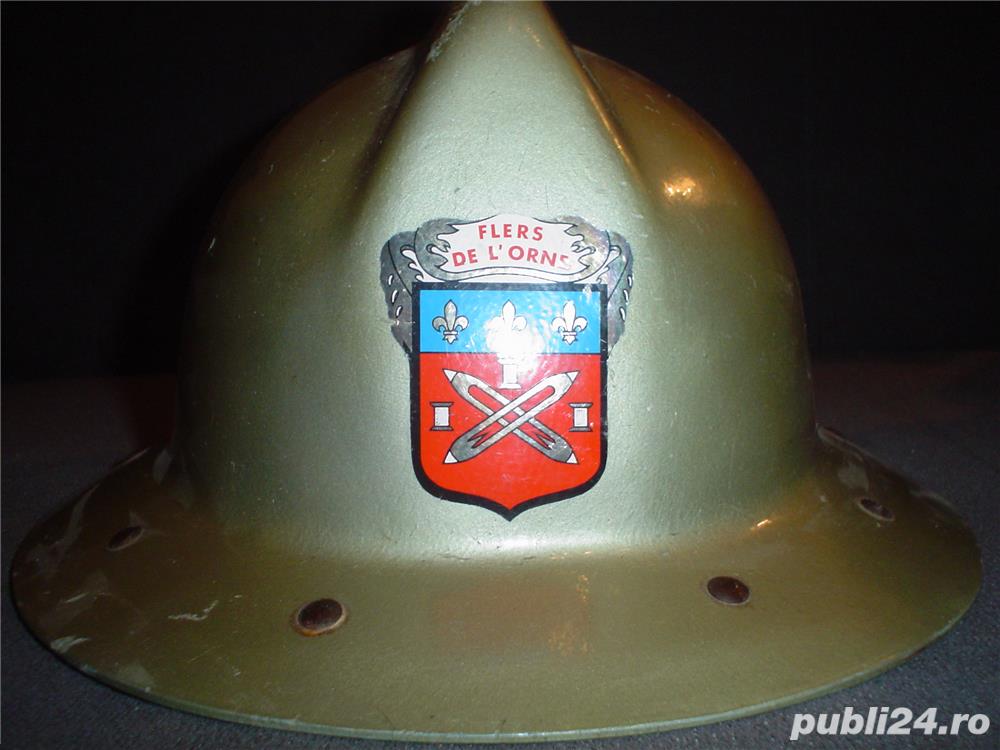 Casca pompier francez Petitcollin Paris