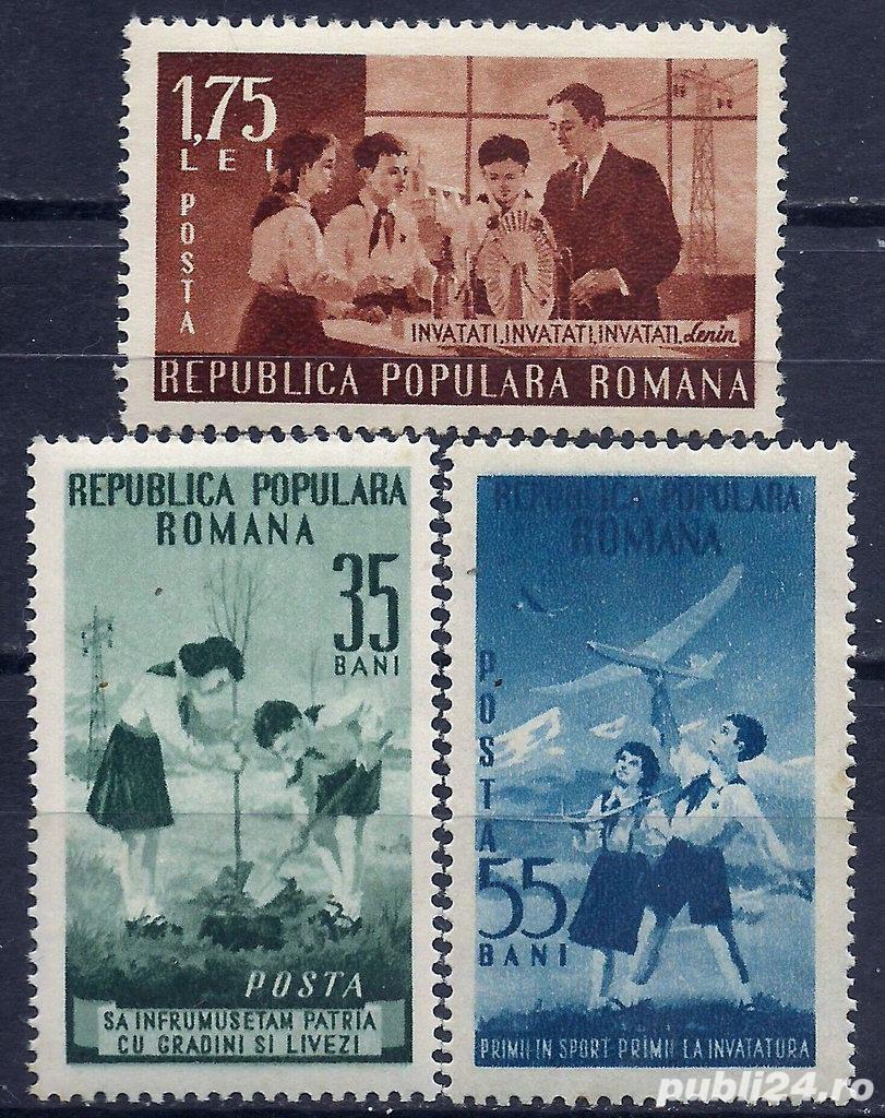timbre 1953-1954 + timbru fiscal Ferdinand