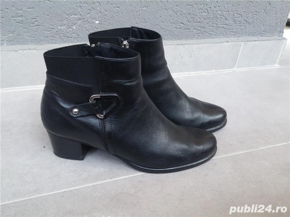 Botine dama CAPRICE, piele naturala moale, marimea 39/40 Botine dama CAPRICE, piele naturala moale, marimea 39/40