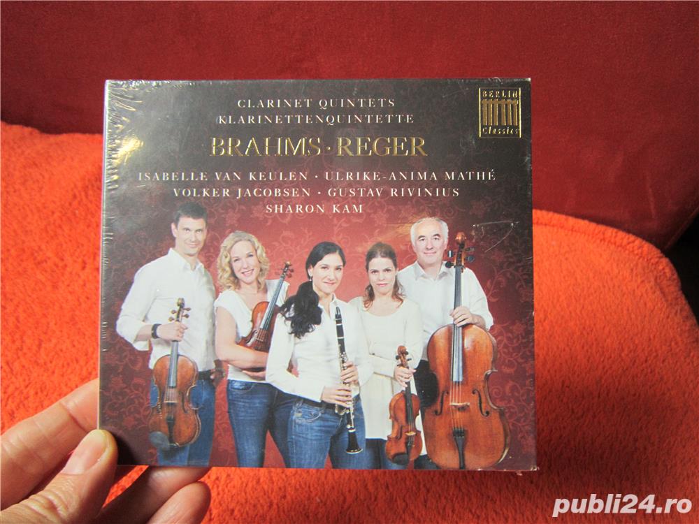 cd rar Clarinet Quintets -Johannes Brahms, Max Reger  2015-sigilat