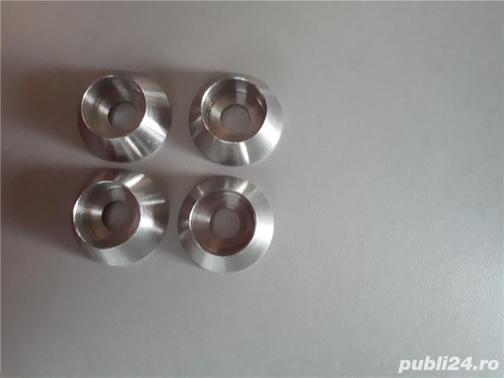 set inox 4 antifurturi roti auto sau suporturi ou/lumanari